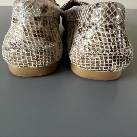 Coach‎ Olive Snakeskin Print Loafers - Picture 5 of 10